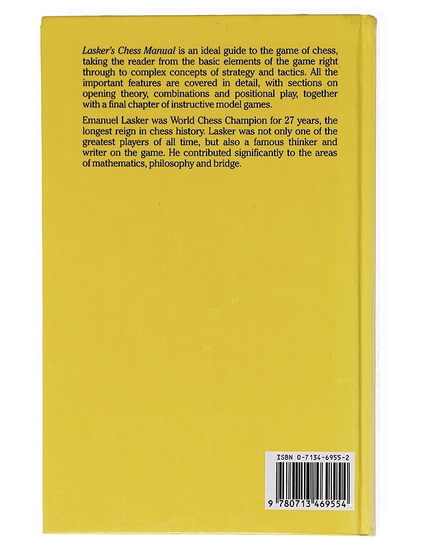 Lasker's Chess Manual - Emanuel Lasker - Tietokirjat ja oppaat - 10105620105 - 1