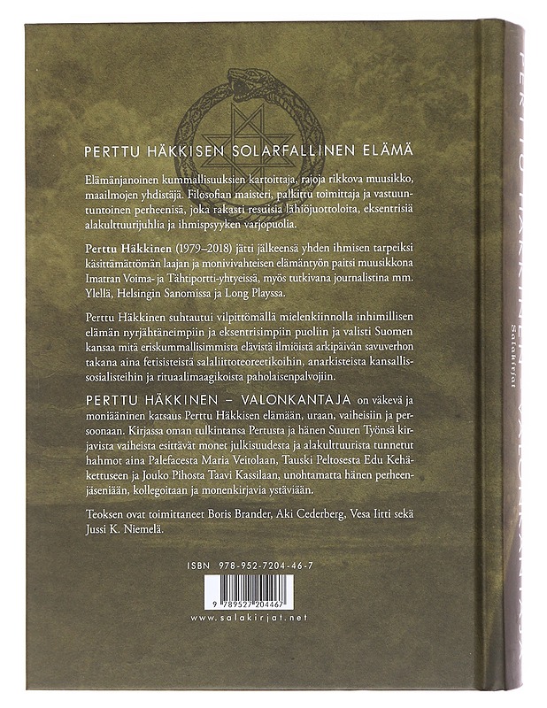 Perttu Häkkinen : valonkantaja - Cederberg, Aki - Elämäkerrat ja muistelmat - 10105620156 - 1