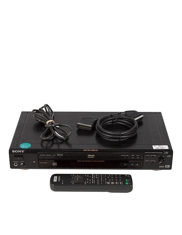 SONY DVD/CD/VideoCD - soitin - Viihde-elektroniikka - 10105620180 - 0
