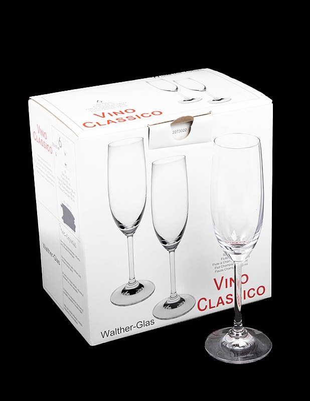 WALTHER GLAS Vino Classico kuohuviinilasit, 6 kpl - Lasit - 10105620171 - 0