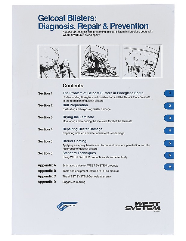 Gelcoat Blisters: Diagnosis, Repair, & Prevention - Gougeon Brothers Inc - Harrastekirjat - 10105620202 - 0