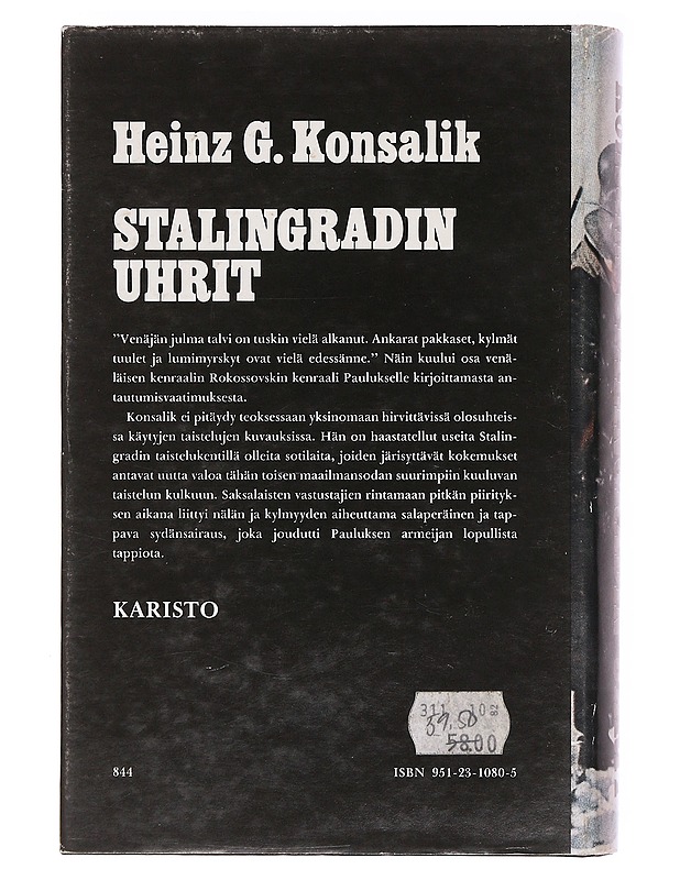 Stalingradin uhrit - Konsalik, Heinz G. - Romaanit ja novellit - 10105620220 - 1