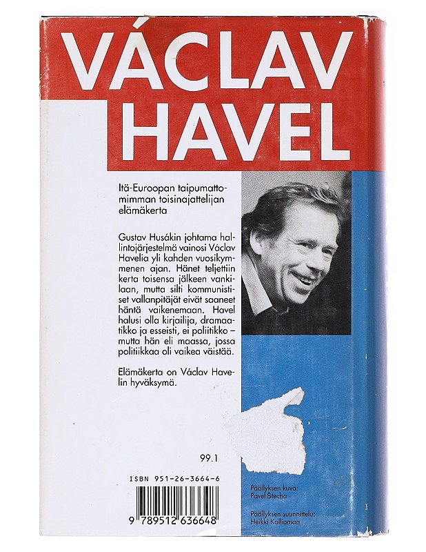 Vaclav Havel : Kirjailija ja presidentti - Eda Krieseova - Elämäkerrat ja muistelmat - 10105620271 - 1