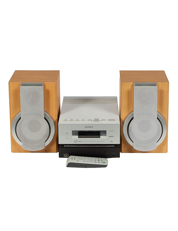 SONY HCD-CBX CD-soitin/vastaanotin ja LG FE-DV25VE kaiutinpari mikrostereosarjana - Audio - 10105620300 - 0