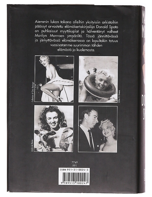Marilyn Monroe - Spoto, Donald - Elämäkerrat ja muistelmat - 10105620318 - 1