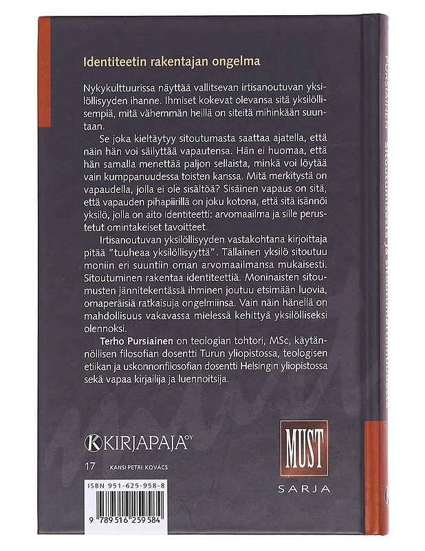 Sitoutumisesta ja sitoutumattomuudesta - Terho Pursiainen - Tietokirjat ja oppaat - 10105620338 - 1