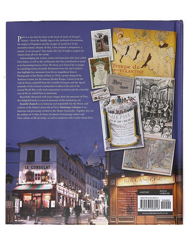 Paris: The Story of a Great City - Danielle Chadych - Historiakirjat - 10105620347 - 1
