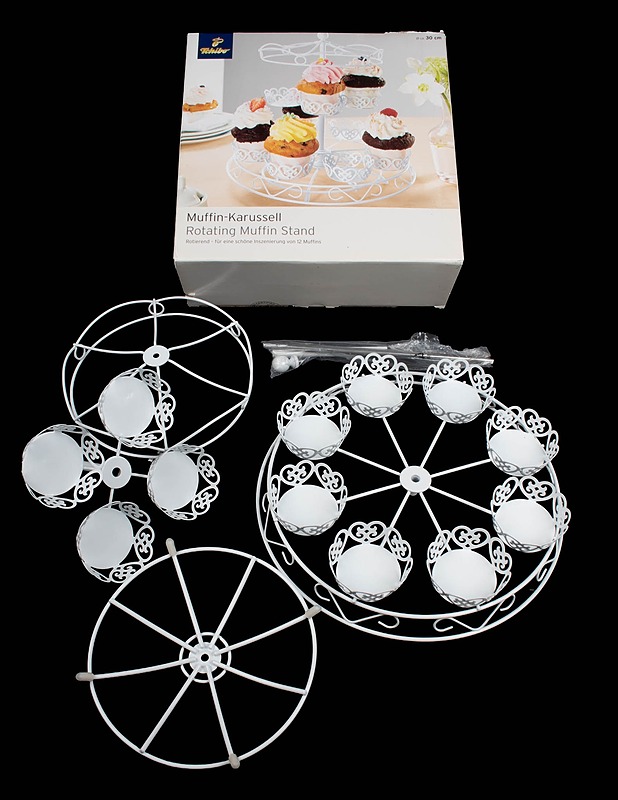 Tchibo: Rotating Muffin Stand -Muffinikarusselli - Lasit - 10105620388 - 0