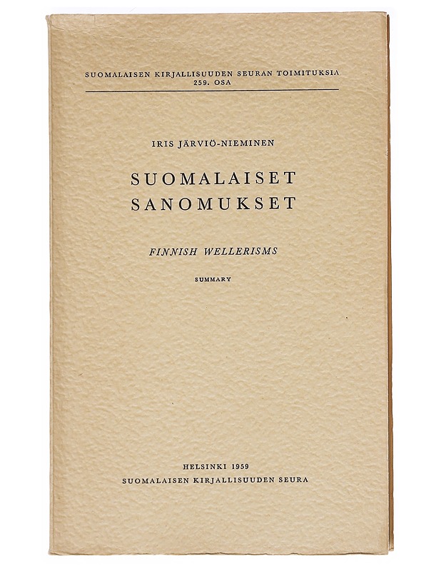 Suomalaiset sanomukset - Iris Järviö-Nieminen - Tietokirjat ja oppaat - 10105620462 - 0
