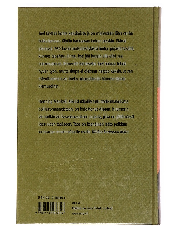 Varjot kasvavat hämärässä - Mankell, Henning - Nuorten kirjat - 10105620481 - 1