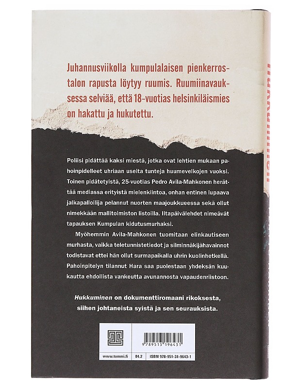 Hukkuminen : kertomus Kumpulan surmayöstä - Perttu Häkkinen - Romaanit ja novellit - 10105620527 - 1