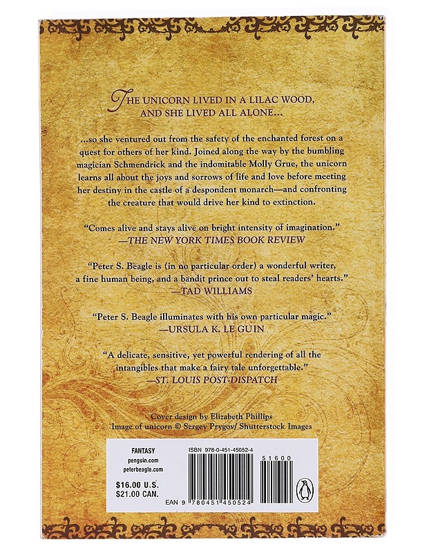 The last unicorn - Beagle, Peter S. - Fantasia- ja scifi - 10105620531 - 1