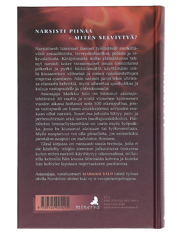 Narsisti - Markku Salo - Kirja lahjaksi - 10105620557 - 1