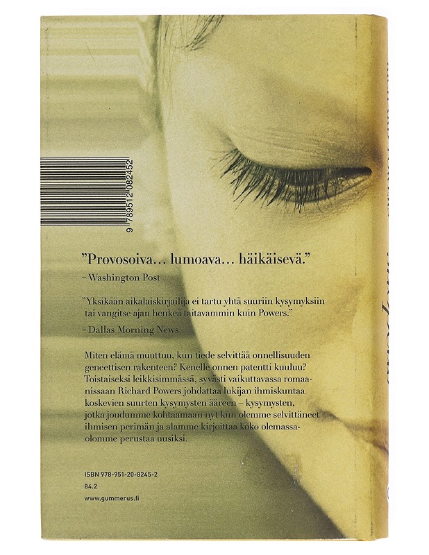 Suopeus - Powers, Richard - Romaanit ja novellit - 10105620565 - 1