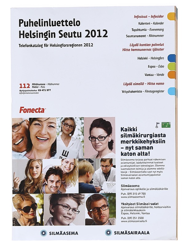 Helsingin Seudun puhelinluettelo vuodelta 2012 - Harrastekirjat - 10105620577 - 0