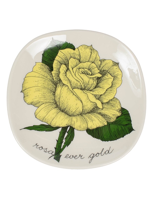ARABIA Botanica Rosa Ever Gold -seinalautanen - Designsuosikit - 10105620568 - 0