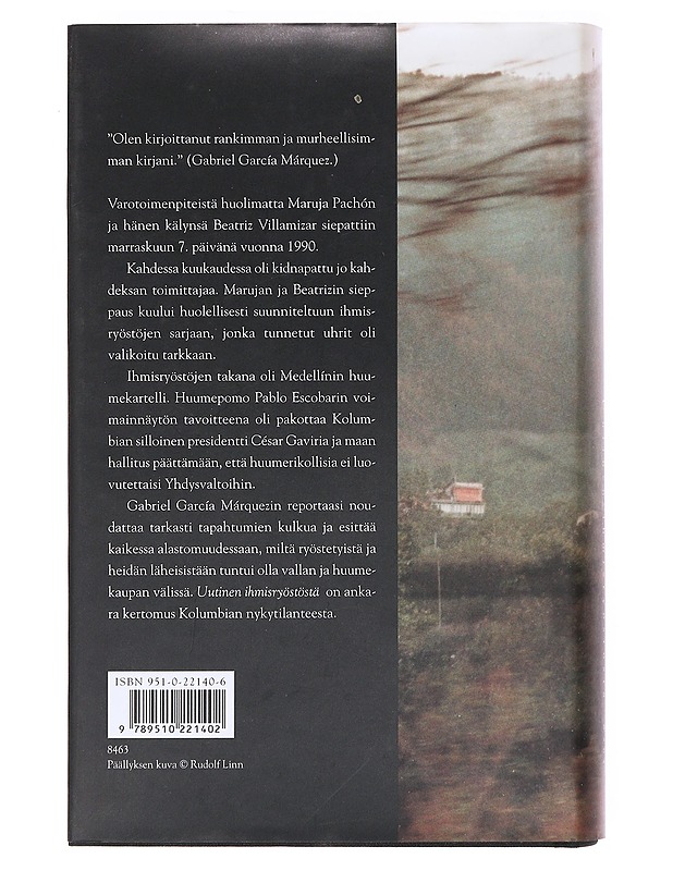 Uutinen ihmisryöstöstä - García Márquez, Gabriel - Romaanit ja novellit - 10105620590 - 1
