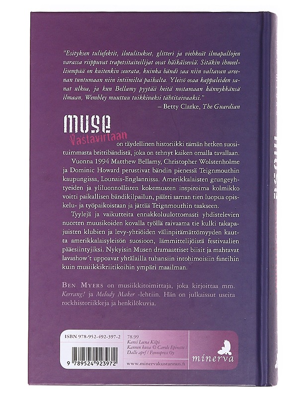 Muse / vastavirtaan - Myers, Ben - Elämäkerrat ja muistelmat - 10105620593 - 1