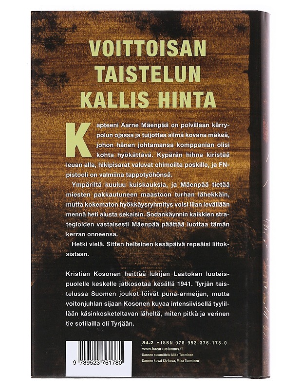 Verinen tie Tyrjään - Kristian Kosonen - Kirja lahjaksi - 10105620598 - 1