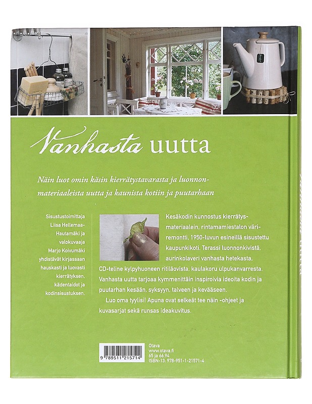 Vanhasta uutta - Hellemaa-Hautamäki, Liisa - Tietokirjat ja oppaat - 10105620614 - 1