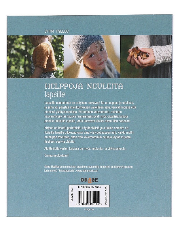 Helppoja neuleita lapsille - Stina Tiselius - Tietokirjat ja oppaat - 10105620619 - 1