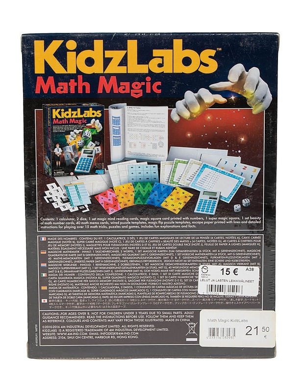 4M KidzLabs Math Magic -tiedepakkaus - Lasten pelit - 10105620635 - 2