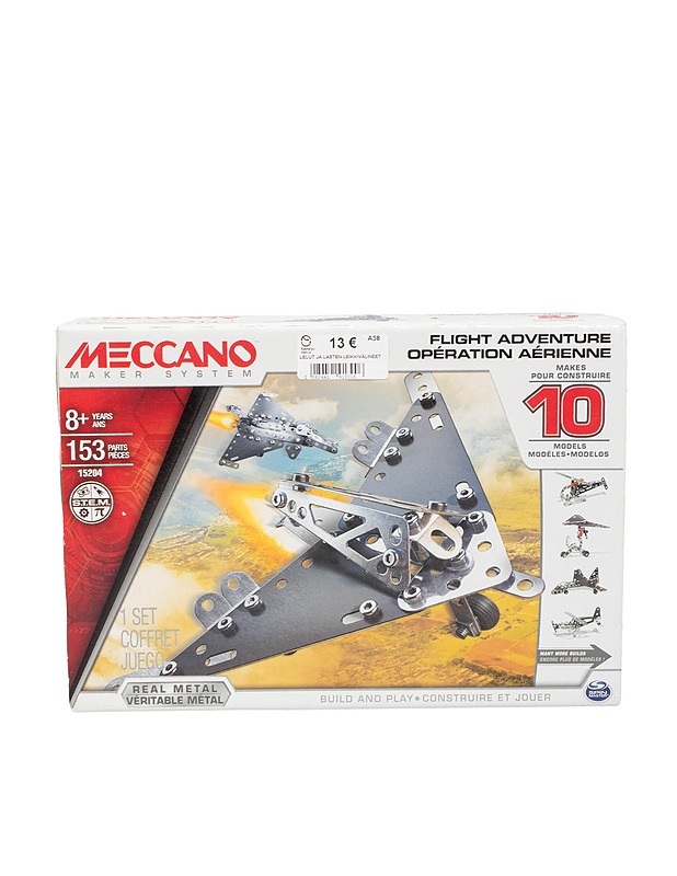 MECCANO Maker System Flight Adventure -metallirakennussarja - Lasten lelut - 10105620678 - 1