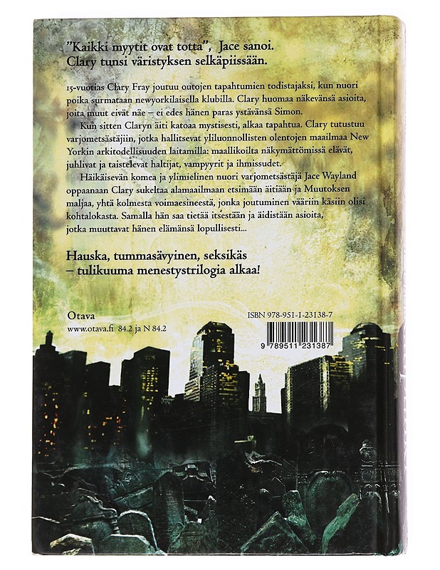 Luukaupunki: Varjojen Kaupungit 1 - Cassandra Clare - Fantasia- ja scifi - 10105620688 - 1
