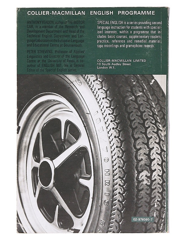 The Motor Car Book 1 : Running, Maintenance and Repairs - Anthony Yeadon  - Tietokirjat ja oppaat - 10105620732 - 1
