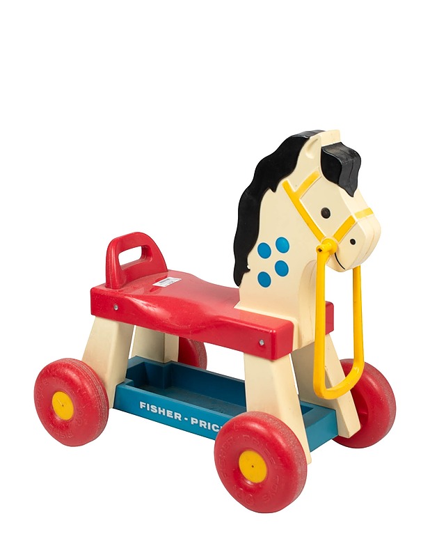 Vintage Fisher-Price Riding Horse #978 -lastenajoneuvo  - Lasten lelut - 10105620741 - 0