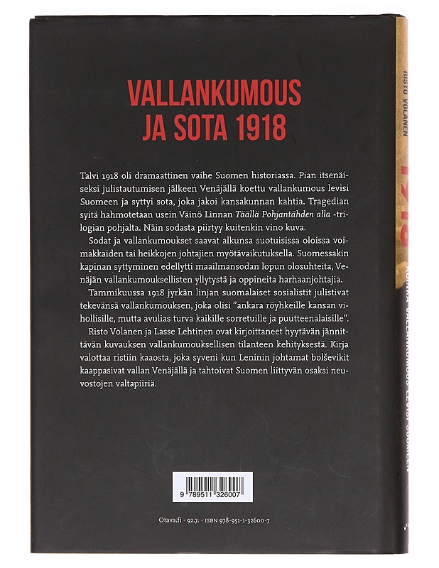1918 : kuinka vallankumous levisi Suomeen - Lehtinen, Lasse - Tietokirjat ja oppaat - 10105620739 - 1