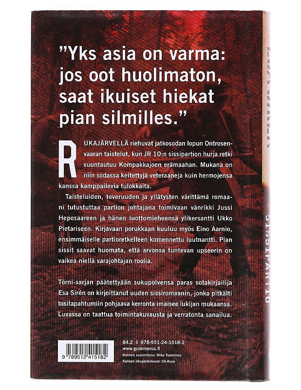Kompakkajoen sissipartio - Esa Sirén - Romaanit ja novellit - 10105620750 - 1