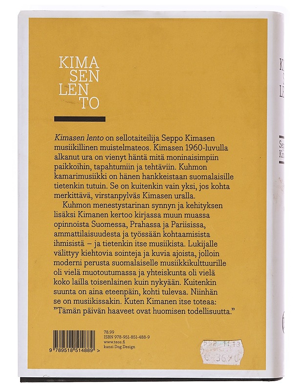 Kimasen lento - Seppo Kimanen - Elämäkerrat ja muistelmat - 10105620759 - 1