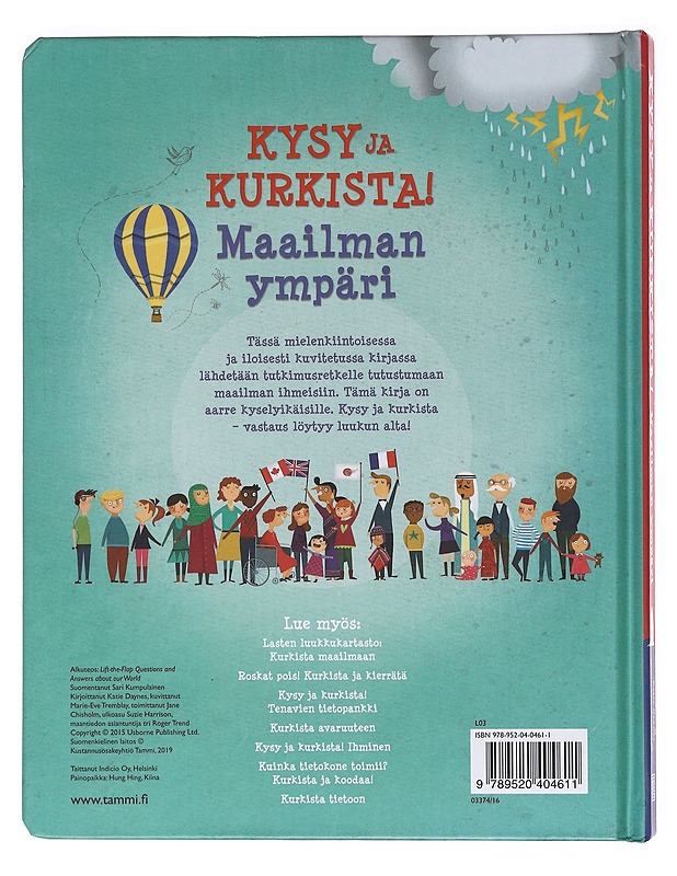 Kysy ja kurkista! : Maailman ympäri - Daynes, Katie - Lastenkirjat - 10105620772 - 1