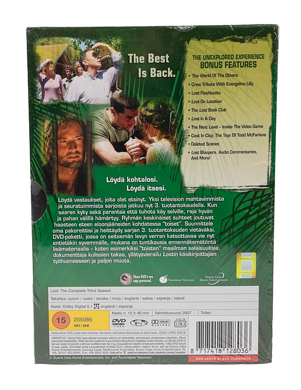 Lost 3. tuotantokausi - DVD - DVD-elokuvat - 10105620805 - 1