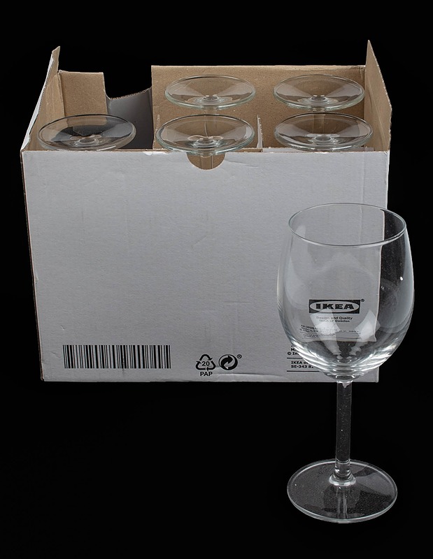 IKEA : perinteiset kirkkaat viinilasit, 6 kpl - Lasit - 10105620827 - 0