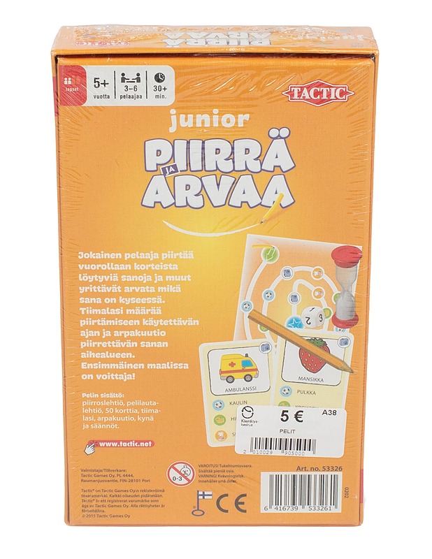 TACTIC Piirrä ja arvaa kuva-arvoituspeli - Seurapelit - 10105620856 - 1