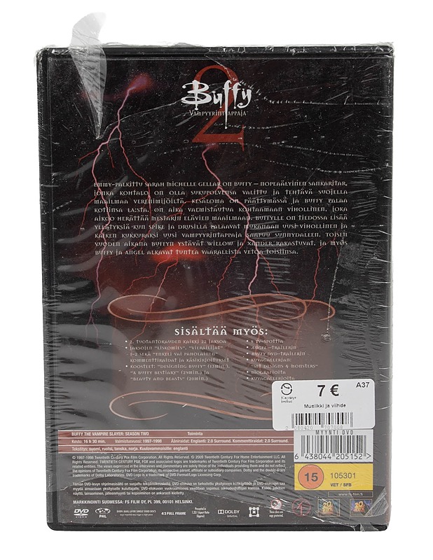 Buffy vampyyrintappaja 2. tuotantokausi - DVD - DVD-elokuvat - 10105620864 - 1
