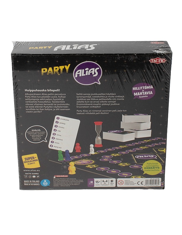 TACTIC Party Alias : Pähkähullu Sanaselityspeli, 25x25 cm - Lasten pelit - 10105620867 - 1