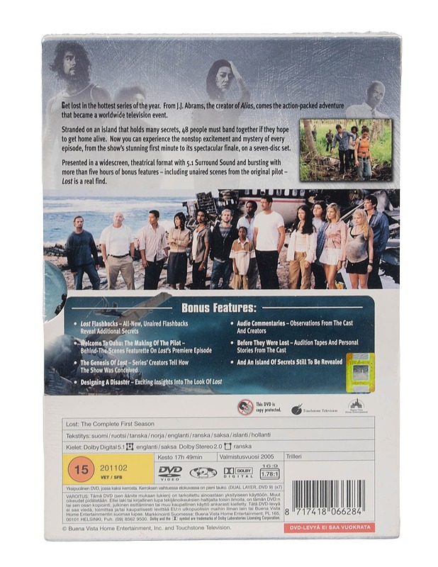 Lost 1. tuotantokausi - DVD - DVD-elokuvat - 10105620886 - 1