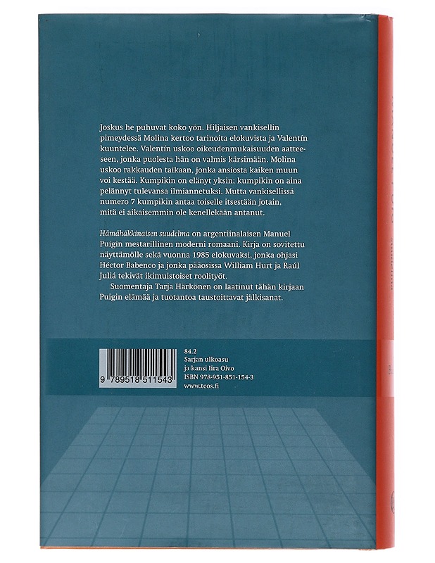 Hämähäkkinaisen suudelma - Puig, Manuel - Romaanit ja novellit - 10105620899 - 1