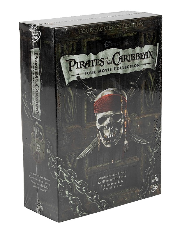 Pirates of the Caribbean Neljän elokuvan kokoelma - DVD - DVD-elokuvat - 10105620934 - 0