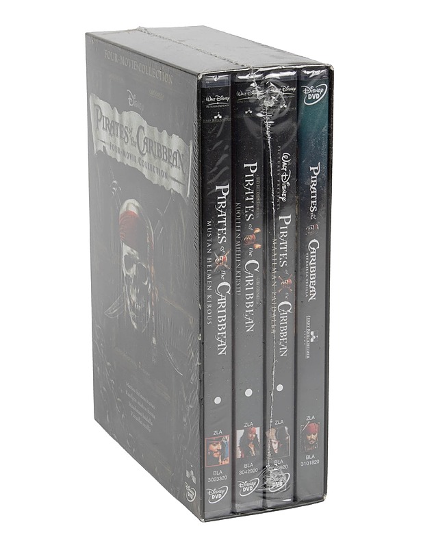 Pirates of the Caribbean Neljän elokuvan kokoelma - DVD - DVD-elokuvat - 10105620934 - 2