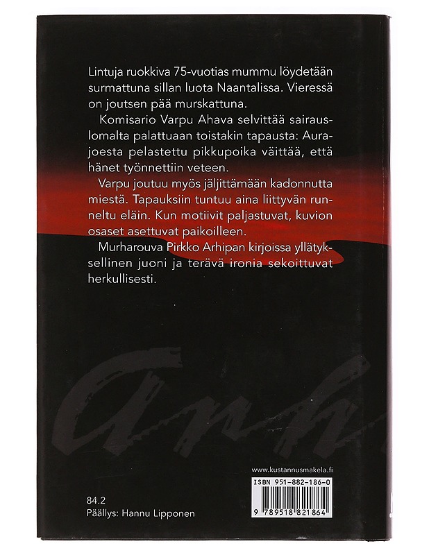 Veressä virran vesi / jännitysromaani - Pirkko Arhippa - Romaanit ja novellit - 10105620947 - 1
