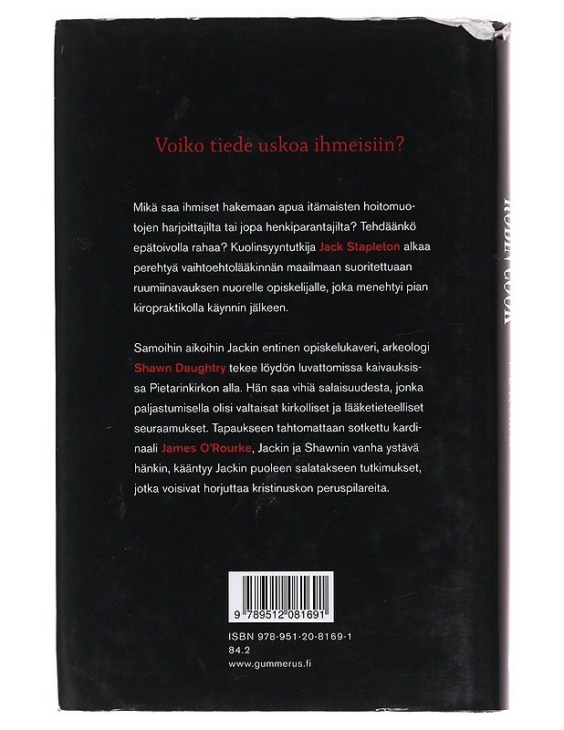 Perimä - Cook, Robin - Romaanit ja novellit - 10105620950 - 1