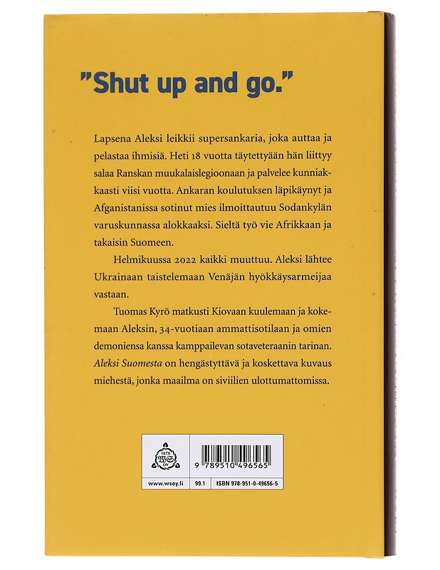Aleksi Suomesta - Tuomas Kyrö - Elämäkerrat ja muistelmat - 10105620963 - 1
