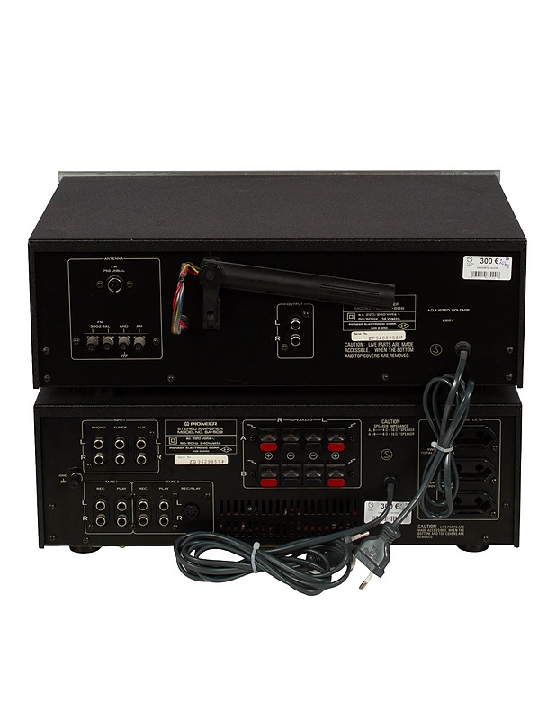 PIONEER SA-508 -vahvistin ja PIONEER TX-608-viritin  - Audio - 10105620999 - 1