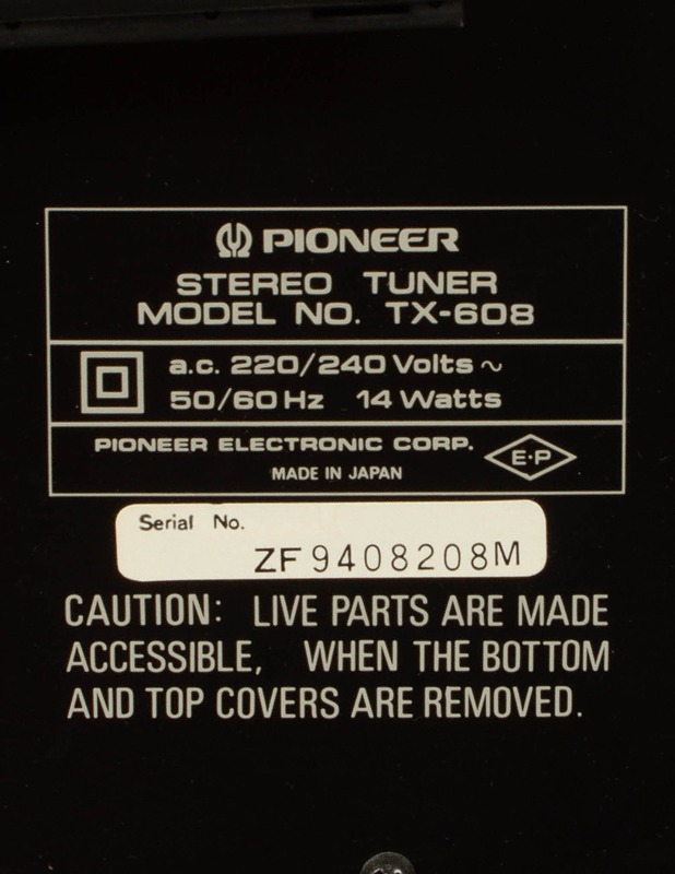 PIONEER SA-508 -vahvistin ja PIONEER TX-608-viritin  - Audio - 10105620999 - 2