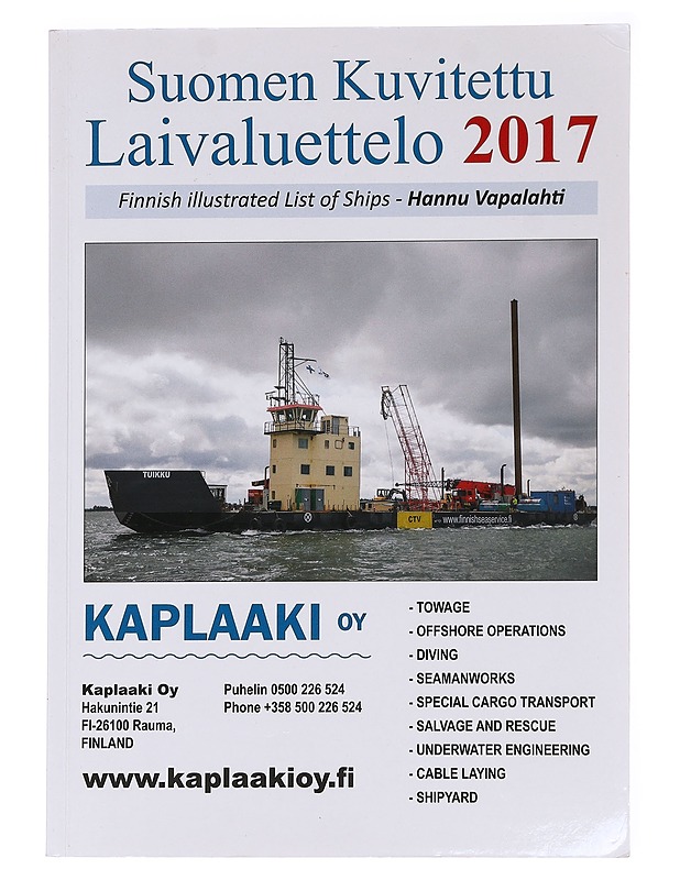 Suomen Kuvitettu Laivaluettelo 2017 - Hannu Vapalahti - Tietokirjat ja oppaat - 10105621034 - 0