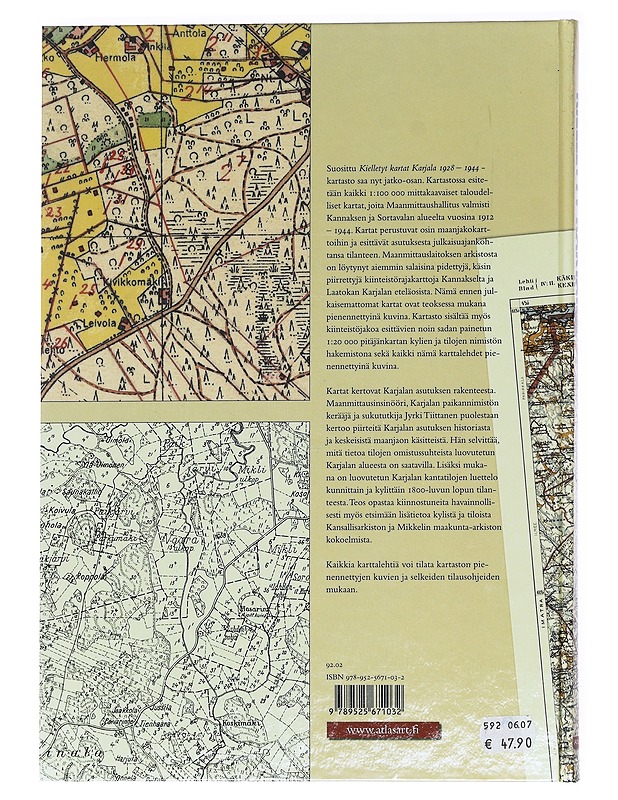 Kielletyt kartat. / 2, Luovutetun Karjalan kylät ja tilat - Pekkanen, Risto - Tietokirjat ja oppaat - 10105621037 - 1